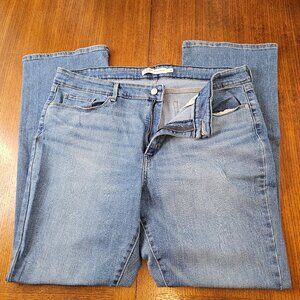 Levi Strauss, Woman's Mid Rise, Bootcut, Size 18, Light Blue Denim Jeans
